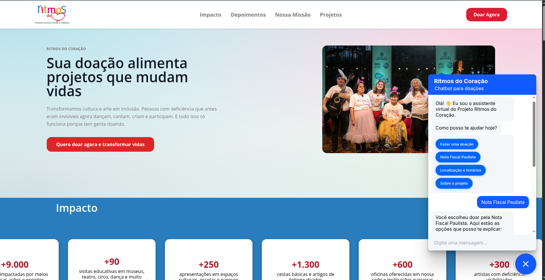 Chatbot IA - Ritmos do Coração